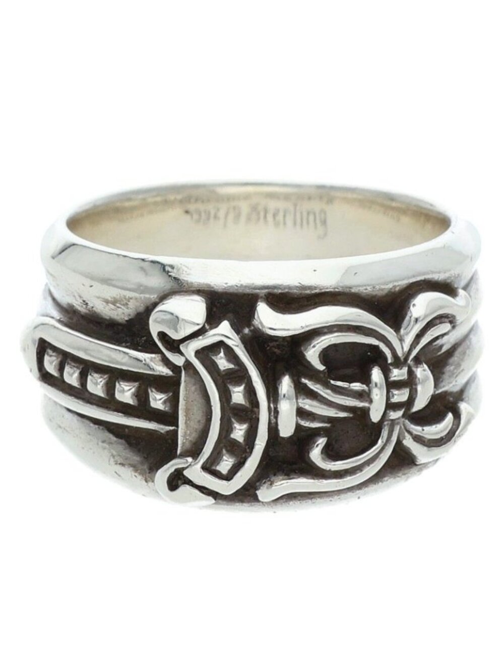 Chrome Hearts Dagger Silver Ring